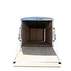 Trail Master Cargo Trailer Exterior with Rear Ramp Down